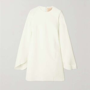 ROKSANDA Zana Tulle Trimmed Crepe Mini Dress Size UK 12 / 8 US